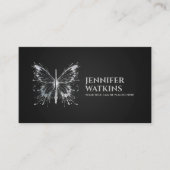 クリエイティブ書- Fountain Ink Pen Butterfly 名刺 (正面)