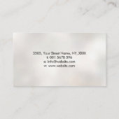 クリエイティブ書- Fountain Ink Pen Butterfly 名刺 (裏面)