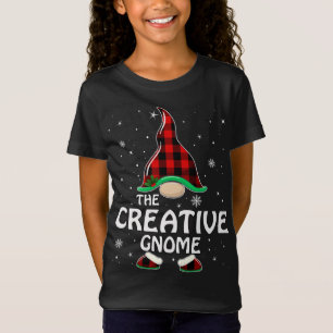 クリエイティブ格言バッファロープレイドマッチングファミリークリス Tシャツ