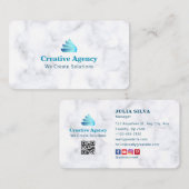 クリエイティブ機関デジタルマーケティング 名刺 (正面/裏面)