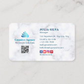 クリエイティブ機関デジタルマーケティング 名刺 (裏面)