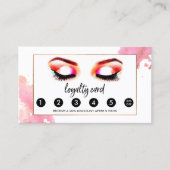 クリエイティブ水彩まつ毛/眉毛ロイヤリティ ロイヤリティカード (正面)