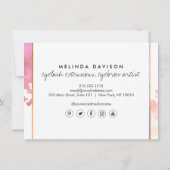 クリエイティブ水彩まばたき/ブローズギフト券 (裏面)