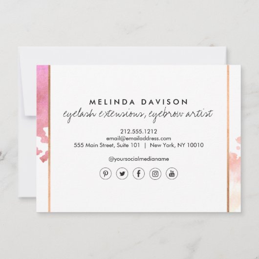 クリエイティブ水彩まばたき/ブローズギフト券 (裏面)