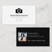 クリエイティブ水彩写真 名刺 (正面/裏面)