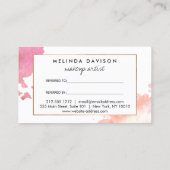 クリエイティブ水彩紹介 紹介カード (裏面)