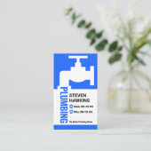 クリエイティブ水栓の配管漏れ 名刺 (スタンド正面)