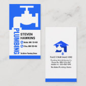 クリエイティブ水栓の配管漏れ 名刺 (正面/裏面)