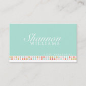 クリエイティブ水玉模様 名刺 (正面)