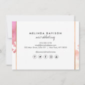 クリエイティブ水色眉毛マイクロブレイディングギフト (裏面)