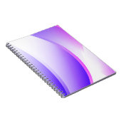 クリエイティブ波未来的な技術スタイルバックガー ノートブック (右側)