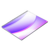 クリエイティブ波未来的な技術スタイルバックガー ノートブック (左側)