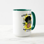 クリエイティブ漫画のキドニーウォリアーヒーローマグ マグカップ (正面右)