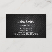 クリエイティブ火炎ファイアメタルフィットネストレーナー 名刺 (裏面)