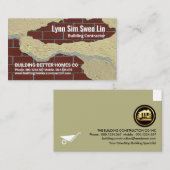 クリエイティブ煉瓦剥離貼付剤 名刺 (正面/裏面)