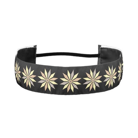 クリエイティブ用ガール花 アスレチックヘッドバンド (正面)