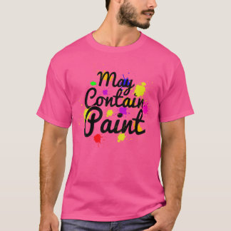 クリエイティブ画家アーティストがスキッチンを含む絵を描可能性がある Tシャツ
