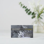 クリエイティブ発光油スピル環境学者 名刺 (スタンド正面)