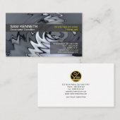 クリエイティブ発光油スピル環境学者 名刺 (正面/裏面)