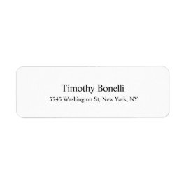 クリエイティブ白スタイリッシュエレガントモダンスタイル ラベル