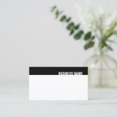 クリエイティブ白黒シンプルモダントレンディーテンプレート 名刺 (スタンド正面)