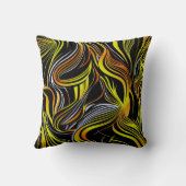 クリエイティブ白黒シームレス抽象的スロー クッション (裏面)