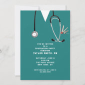 クリエイティブ看護学校卒業党 招待状 (正面)