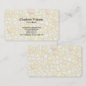 クリエイティブ石壁パターントレンディー平野スタイリッシュ 名刺 (正面/裏面)