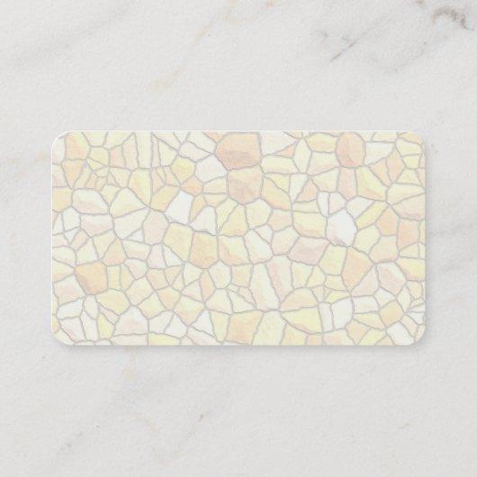 クリエイティブ石壁パターントレンディー平野スタイリッシュ 名刺 (裏面)