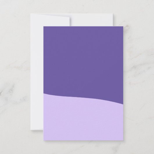 クリエイティブ紫の折り紙花母の日 カード (裏面)