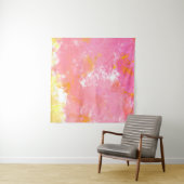 クリエイティブ絵画抽象芸術アーティストの背景 タペストリー (インサイチュ(横))