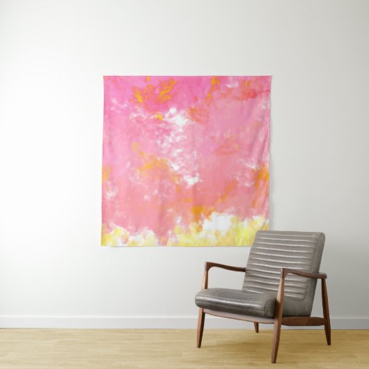 クリエイティブ絵画抽象芸術アーティストの背景 タペストリー (インサイチュ)