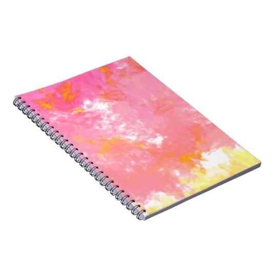 クリエイティブ絵画抽象芸術アーティストの背景 ノートブック (右側)