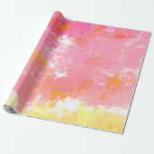 クリエイティブ絵画抽象芸術。アーティストの背景 ラッピングペーパー (アンロールド)