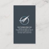 クリエイティブ縁ど国際フレーム飛行航空 名刺 (裏面)