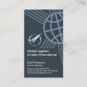 クリエイティブ縁ど国際フレーム飛行航空 名刺 (正面)