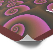 クリエイティブ考えるのパターン（の模様が）あるデザイン想像-  ポスター (角)