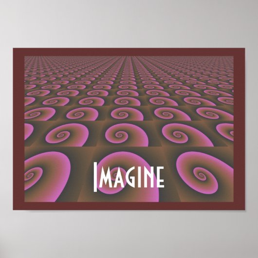 クリエイティブ考えるのパターン（の模様が）あるデザイン想像-  ポスター (正面)