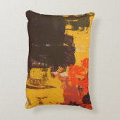 クリエイティブ芸術的スケッチ、カラフルテクスチャ アクセントクッション (裏面(縦))