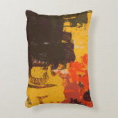 クリエイティブ芸術的スケッチ、カラフルテクスチャ アクセントクッション (正面(垂直))