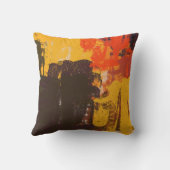 クリエイティブ芸術的スケッチ、カラフルテクスチャ クッション (裏面)