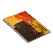 クリエイティブ芸術的スケッチ、カラフルテクスチャ ノートブック (右側)