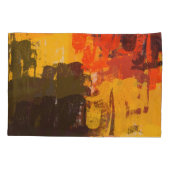 クリエイティブ芸術的スケッチ、カラフルテクスチャ 枕カバー (裏面)