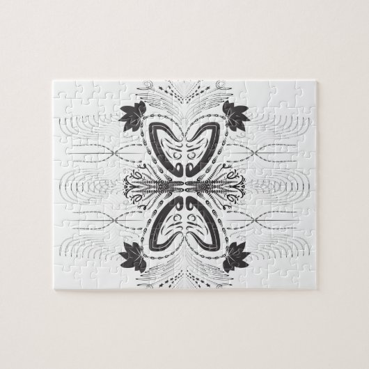 クリエイティブ芸術的縁ど型ジグソーパズル ジグソーパズル (横)