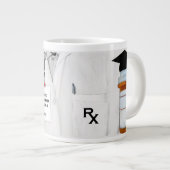 クリエイティブ薬剤師卒業贈与 ジャンボコーヒーマグカップ (正面右)