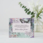 クリエイティブ蝶々葬儀記念ありがとう サンキューカード (スタンド正面)