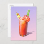 クリエイティブ血メアリーカクテル シーズンポストカード (正面/裏面)