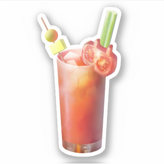 クリエイティブ血メアリーカクテル シール (正面)