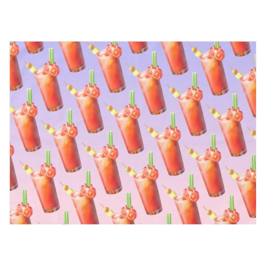 クリエイティブ血メアリーカクテル テーブルクロス (正面(横))