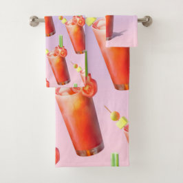 クリエイティブ血メアリーカクテル バスタオルセット
